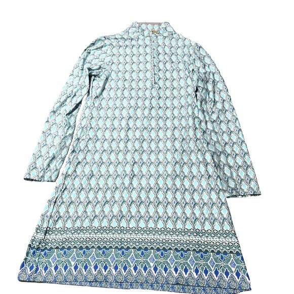 Cabana Life Sz Small Womens L/S Performance Zip UV 50+ Protection Dress - Picture 1 of 8